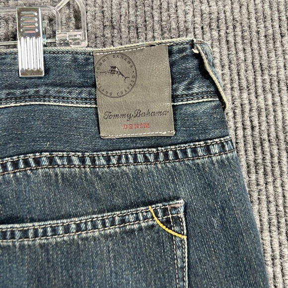 Tommy Bahama Jeans Mens 42x30 Cayman Relaxed Island Fit Dark Blue Denim - Picture 13 of 16